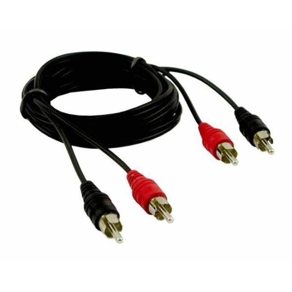 Kabel 2x RCA 2M/2M 2 5met