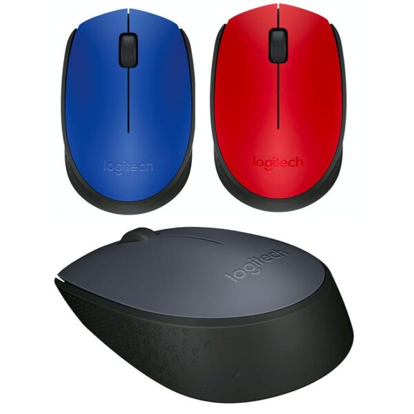 Logitech M171 Wireless Optical Mouse, Red