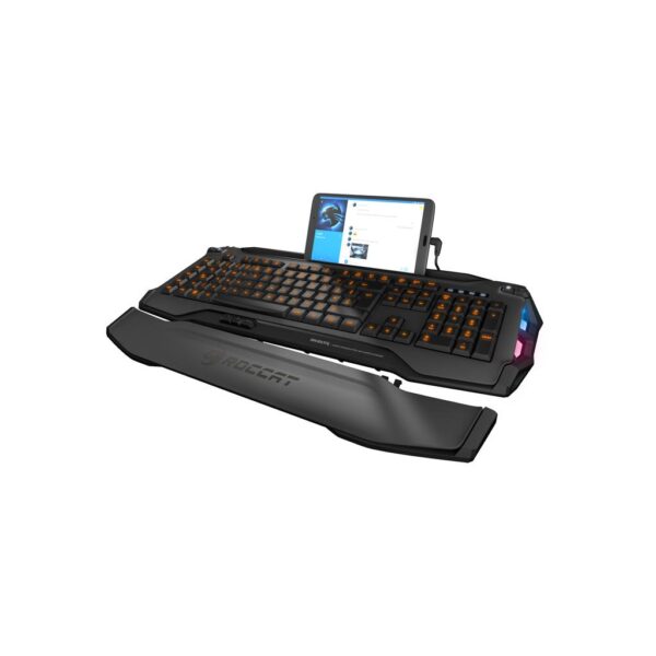 Roccat® Skeltr Grey Smart Communication RGB Gaming Keyboard UK / HR Layout