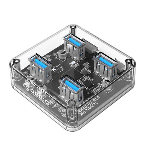 Orico MH4U U3 4port Transparent HUB USB3 0