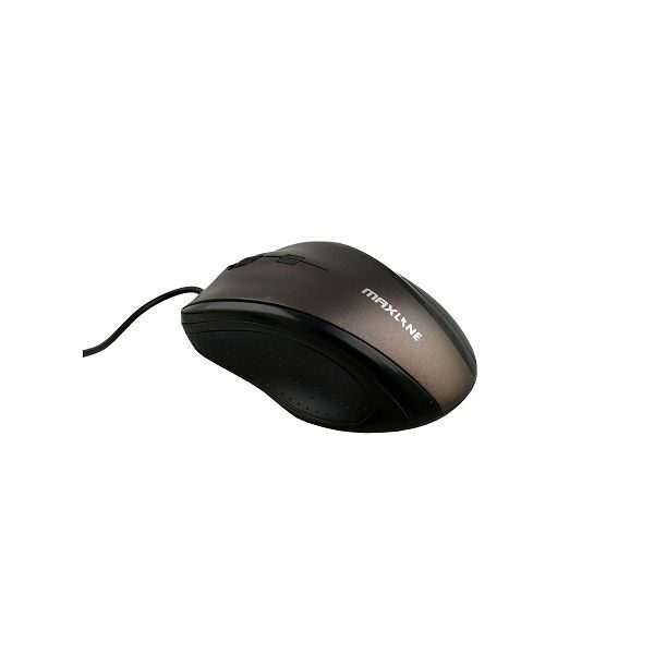 MaxLine MGX57 Optical mouse, crno/smeđi, USB