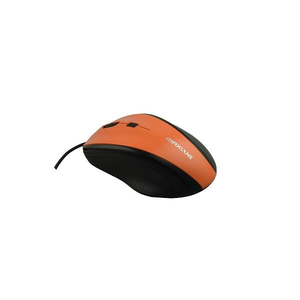 MaxLine MGX57 Optical mouse, crno/narančasti, USB