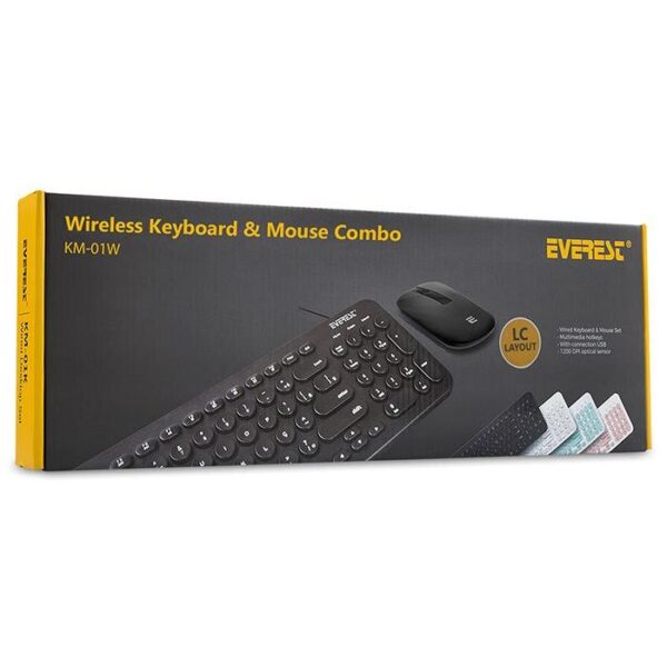 Everest Wireless Desktop Set KM 01W