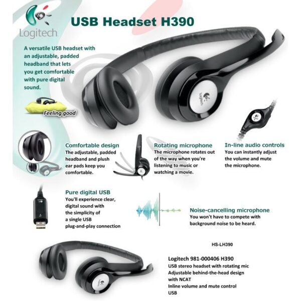 Logitech USB Headset H390